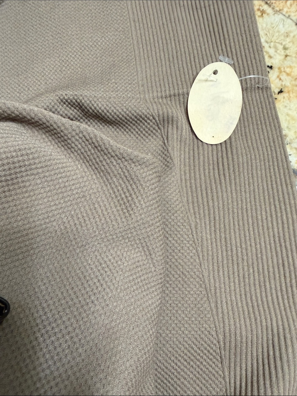SAVVI Compression Ribbed High-Stretch Leggings - Picture 6 of 9